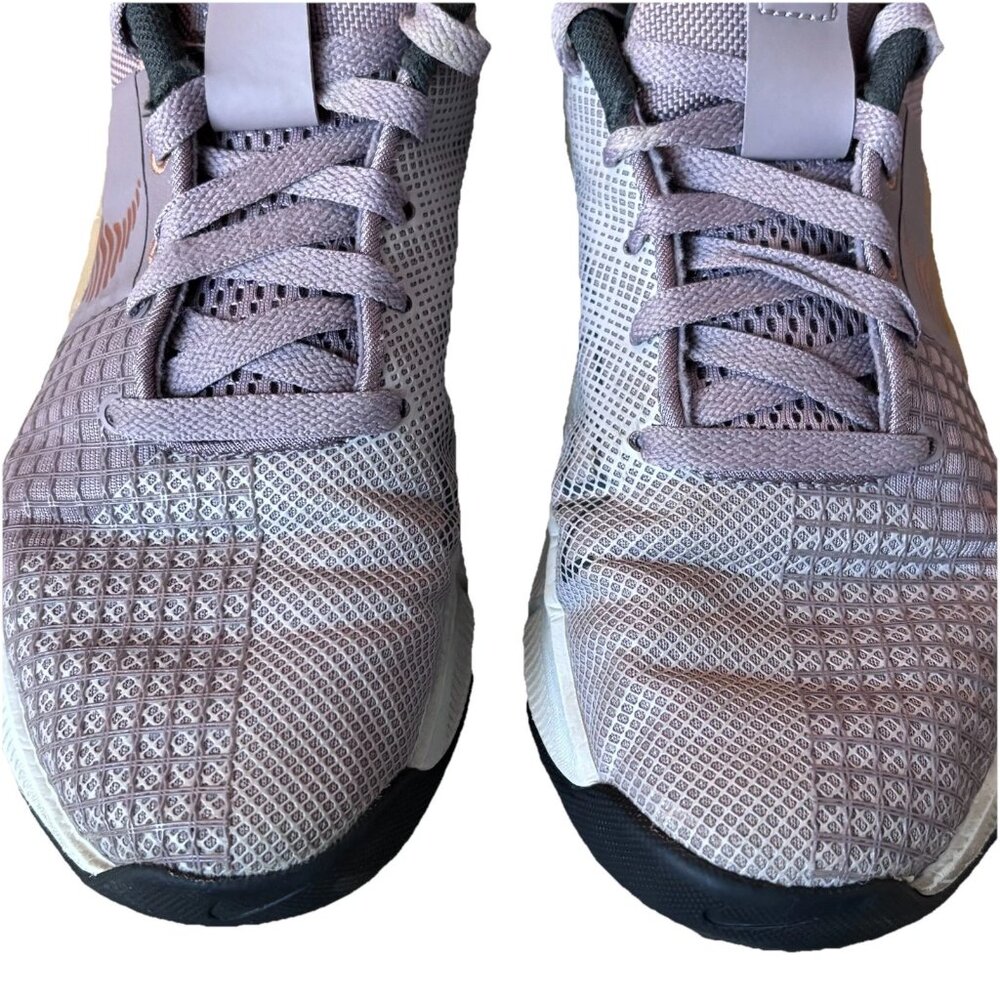 Nike Metcon 8 Premium Purple Smoke Metallic Copper Sneaker Women Size 7.5 - Picture 5 of 16